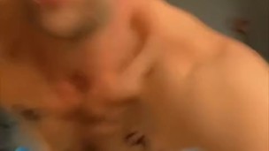 Loser fag fucks Dildo and suck it