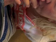 MY SMILE - & DRIPPING CHIN POSES THE QUESTION: WAS THAT A BLOWJOB WELL DONE? 14/16