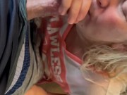 MY SMILE - & DRIPPING CHIN POSES THE QUESTION: WAS THAT A BLOWJOB WELL DONE? 6/16