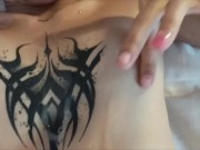 Escaped stepdaughter found in abandoned cinema luxury room and used situation and fucked her hard 15/16