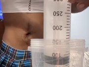 Drawing Up Lube With My HUGE Syringe! 3/16