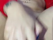 first anal game, watch how I masturbate my ass with my fingers until I put the whole dildo in 12/16