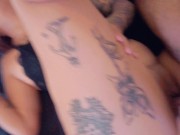 Infiel cogiendo mientras habla con su esposo por telefono 11/16