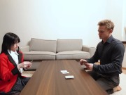 Self-confident Yumeko Jabami was defeated and fucked right on the table! Crazy Excitement, anime, he 1/16