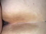 Momma backs wet hole up to daddy 5/16