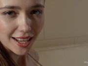 WOWGIRLS Gorgeous girl Mila Azul rubbing her tits and pussy in this hot solo video 2/16