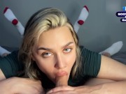 Hot stepsister practices blowjob technique on her brother's cock 4/16