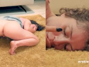 Ersties - Brunette Babe Fingers Her Wet Pussy In Doggystyle 6/16