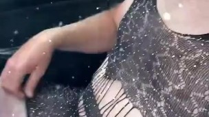 Sexy in the hills with big cumshot