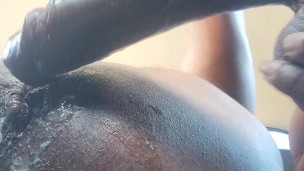 Creamy and tight, bbc stretching me