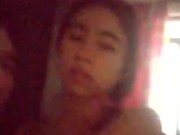 GRABANDO NUESTRO PRIMER VIDEO PORNO, BESANDONOS MIENTRAS LA PENETRO 14/16