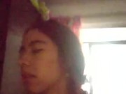 GRABANDO NUESTRO PRIMER VIDEO PORNO, BESANDONOS MIENTRAS LA PENETRO 15/16