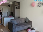 Festejo mi cumpleaños y de regalo me dan pija y leche. Ft. LuenOk 1/16