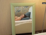 Russian innocent brunette Irina Elkina virgin vagina massaged 8/16