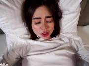 Very nice morning fuck (He woke me up with his dick) - Cum on big tits 7/16