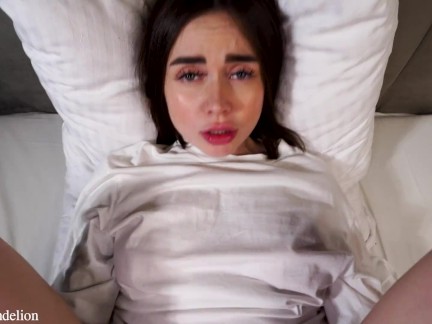 Very nice morning fuck (He woke me up with his dick) - Cum on big tits