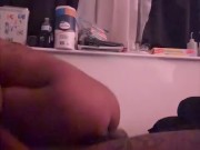 She wanted to bounce on it before she left 10/16