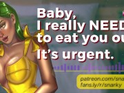 Desperate Girlfriend Needs To Eat You Out! Pussy eating Scissoring Fingering Audio Porn ASMR 1/16