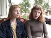 Ersties - Australian Babe Goes Down On Her Blindfolded Friend 8/16