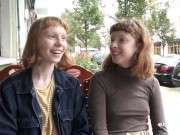 Ersties - Australian Babe Goes Down On Her Blindfolded Friend 9/16