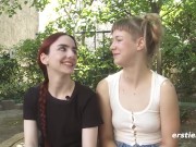 Ersties - Ida und Claudia verwöhnen sich gegenseitig mit Dildo und Strap-on 2/16