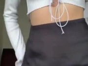 Petite slutty Stepsister catches Her stepbrother  while she was changing clothes 10/16