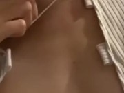 Petite slutty Stepsister catches Her stepbrother  while she was changing clothes 14/16