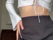 Petite slutty Stepsister catches Her stepbrother  while she was changing clothes 2/16