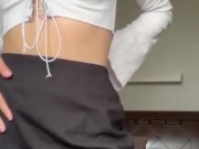 Petite slutty Stepsister catches Her stepbrother  while she was changing clothes 3/16