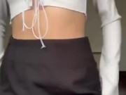 Petite slutty Stepsister catches Her stepbrother  while she was changing clothes 8/16