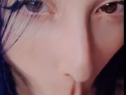 JOI Guiding your handjob, cum in my mouth 16/16