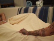 (Watch This) Big Booty Milf Wakes Up Young Guys By Sucking His Dick!!! DunkenHina Mouth Full Of CUM! 5/16