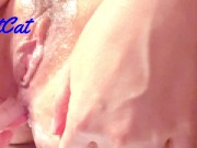 ガラスディルドで アナルオナニー潮吹き♥ アナルの快感で潮吹きしてから、ず～っとダラ潮 9/16