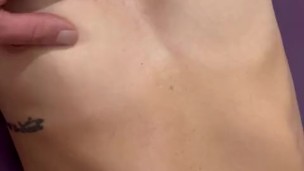 I cum on her piercing