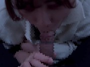 性欲が溜まった彼女のうますぎるフェラで大量射精♡ cum in mouth sniff 3/16