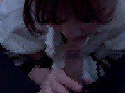 性欲が溜まった彼女のうますぎるフェラで大量射精♡ cum in mouth sniff 6/16