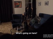 HUNT4K. Burglar's shameless girlfriend introduces homeowner with pussy 2/16
