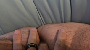 Jerking and finger in ass!