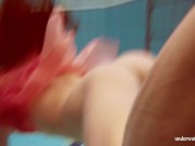 Absolutely astonishing blonde pornstar Deniska swimming 5/16