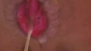 Cum whore push out