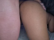 GOZEI DENTRO da BUCETINHA ROSA da  pretinha latina de quatro gemendo, missionaria Babá, ebony 11/16