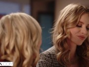 VIXEN Stunning babes fucked in threesome 2/16