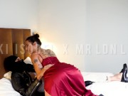 Big booty tattooed PAWG squirter Kiki Throat Fucks 9 inch cock 3/16