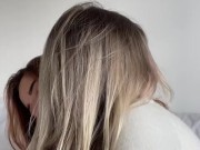 Lesbian kiss with Agatha Vega 9/16