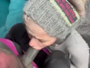 Tattooed Girl get fucked and facial while painting a wall 9/16