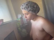Taking a shower - Screenshot 14 of 16 - Goth Girl