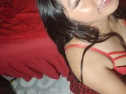 Ass slut ends up spitting cum out of her ass to eat it 5/16