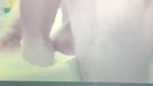 Long wank beating my little dick til a huge load