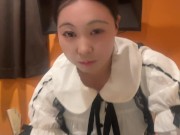 Japanese hot girl Junjun's hot blowjob💖 sex, bj, hj, handjob, amateur, back, rodeo, kiss,uncensored 1/16