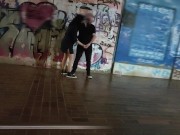 Very risky public blowjob and handjob 14/16